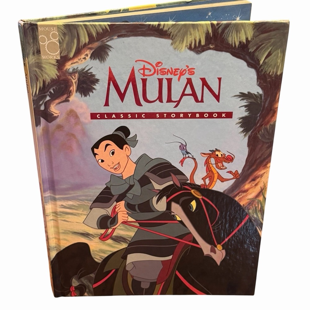 Disney's Classic Storybook Collection Mulan 1998 Hardcover Mouse Works Vintage